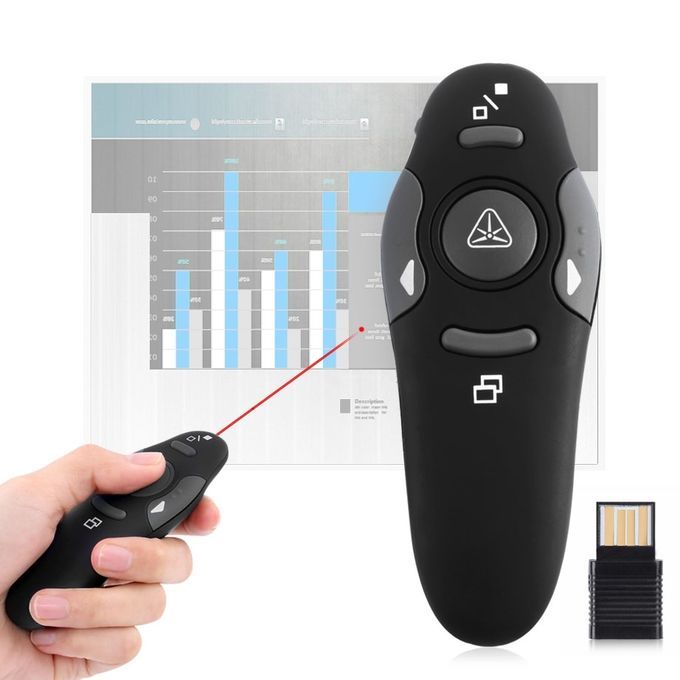 Multimedia Presenter With Laser Pointer And USB Receiver