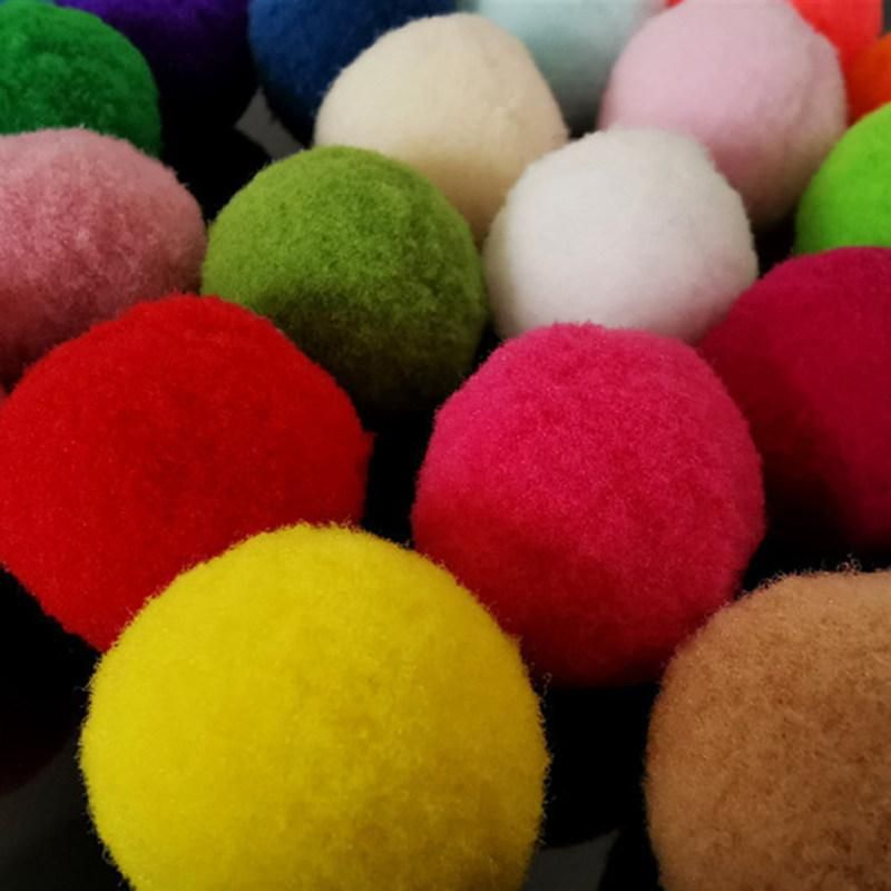 10/20/30Pcs Pet Cats Kitten Polyester Plush Balls-Multicolor