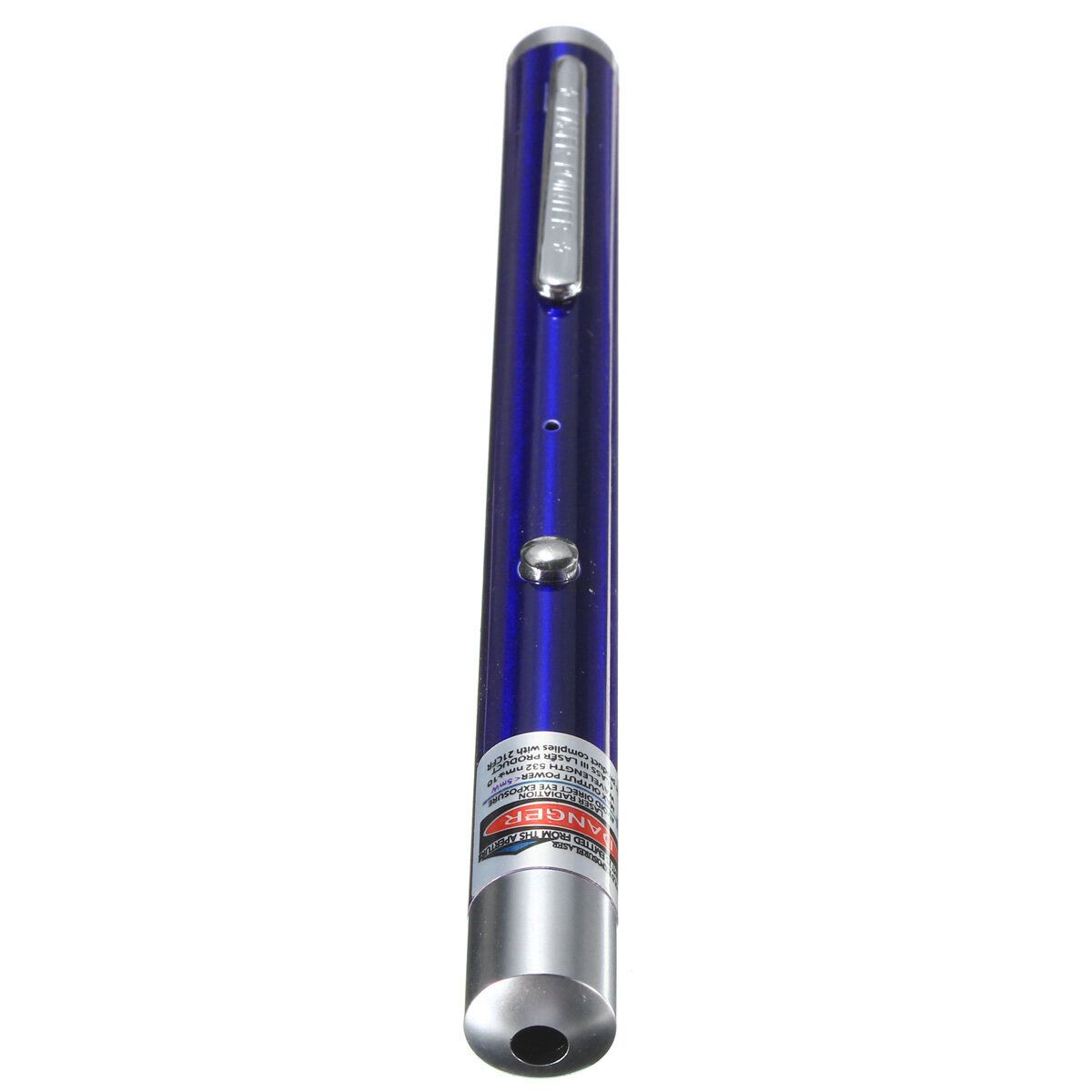 NEW Stylish Laser Pointer USB Charging Pen Clip Visible Beam Light HK Blue Purple Light