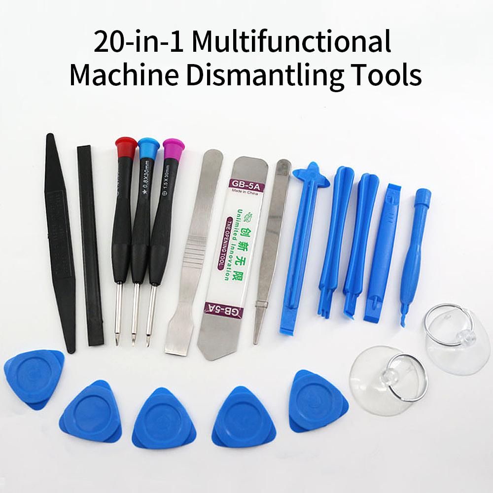 20-in-1 Multifunctional Machine Dismantling Tools Repair Tools Kit for Laptop Mobile Phone Fan Keyboard Game Console Glasses