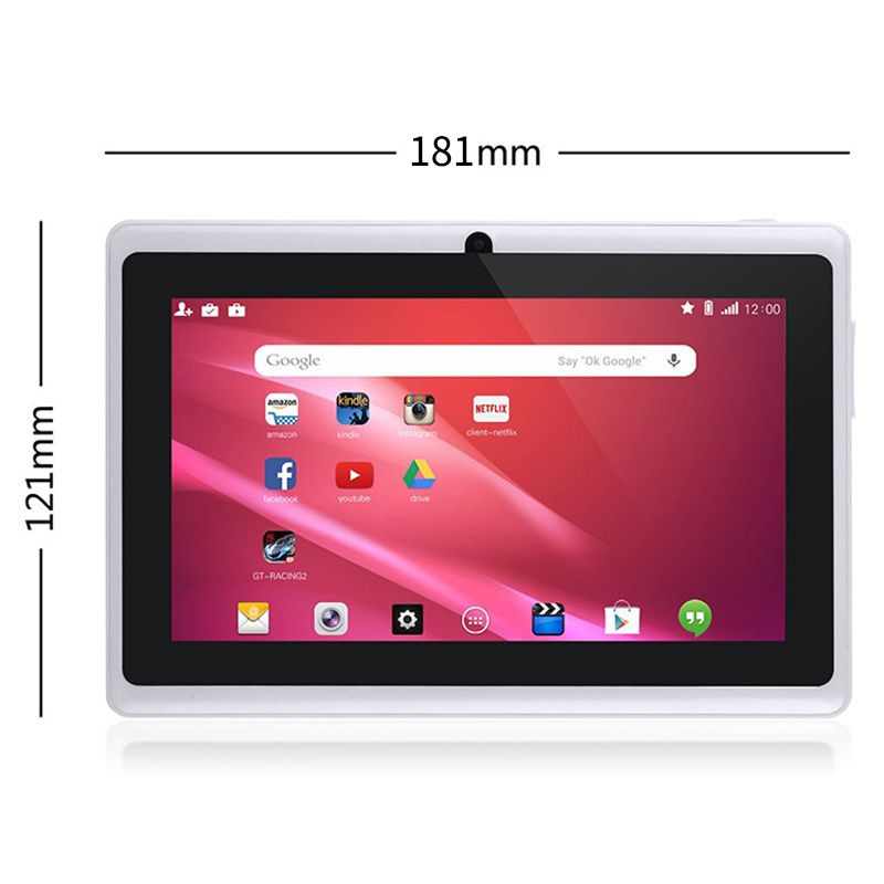 7 Inch Kids Quad Core Dual Camera WiFi Education Game Gift