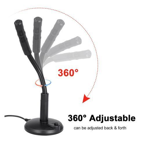 USB Condenser Microphone Computer Desktop Recording Mic YouTube