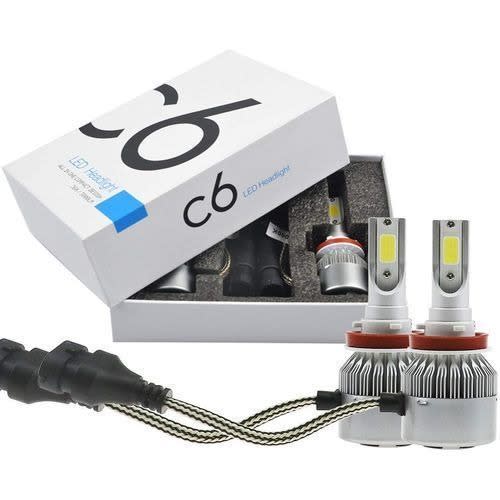 Led Car Headlight Kit  9005 36w 3800lm White Light Bulbs