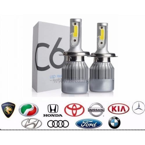 Led Car Headlight Kit  9005 36w 3800lm White Light Bulbs