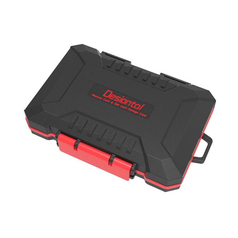 Desiontal Waterproof SD Card Holder Large