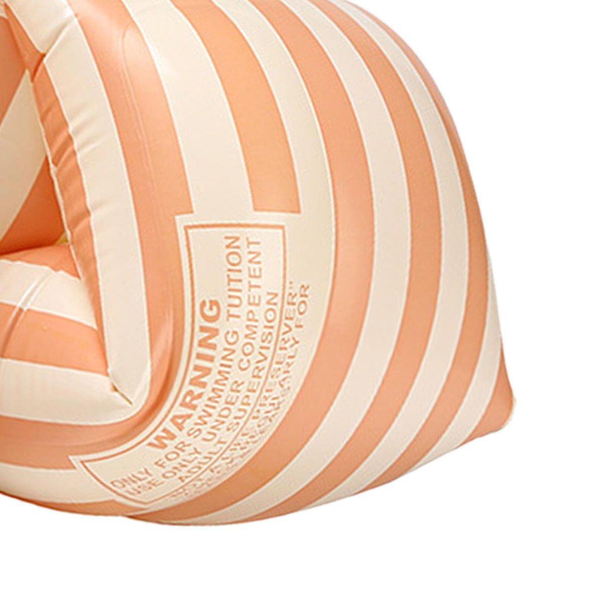 Kids Swimming Arm Float Rings Swim Arm Bands Orange Stripe