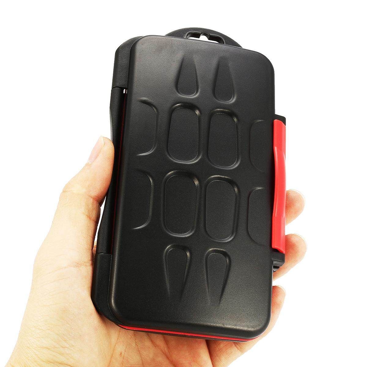Waterproof 12 SD+12 TF Cards Box Memory Card Case Holder Protector Hard Pouch