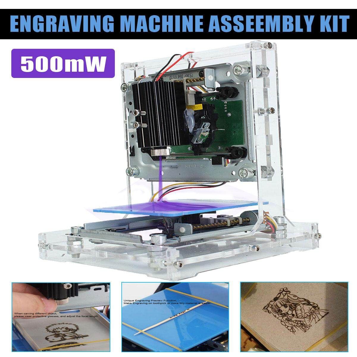 500mW USB DIY Laser Printer Logo Marking Machine