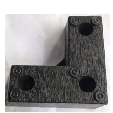 Plastic Modern L Koni Pvc Leg, For Sofa 4pics 3inch