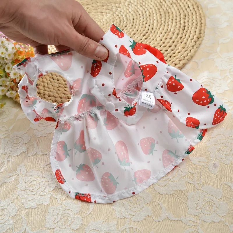 Small Dogs & CatsPet Clothes Sweet Sleeveless Bow Decor Dog ( Please Use Size Chart Before Purchase)