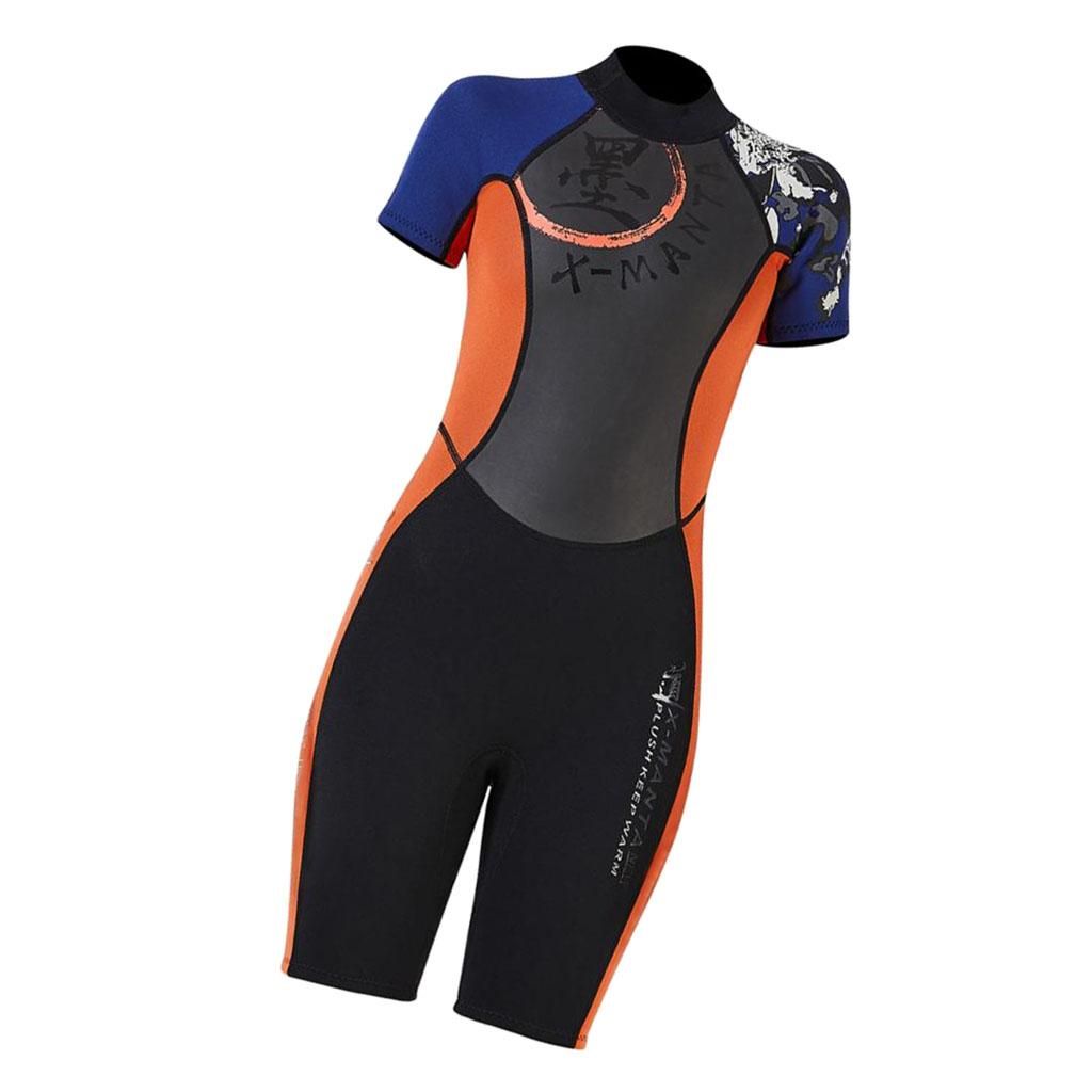 Diving Wetsuit Jumpsuit Suit Thermal Shortie Ladies Surfing Swimming L