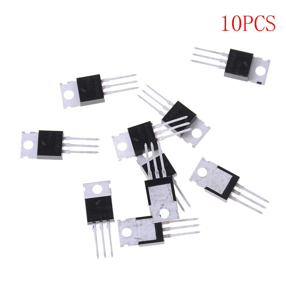 10 Pieces Transistor J13009-2 E13009-2 E13009 TO-220 Triode