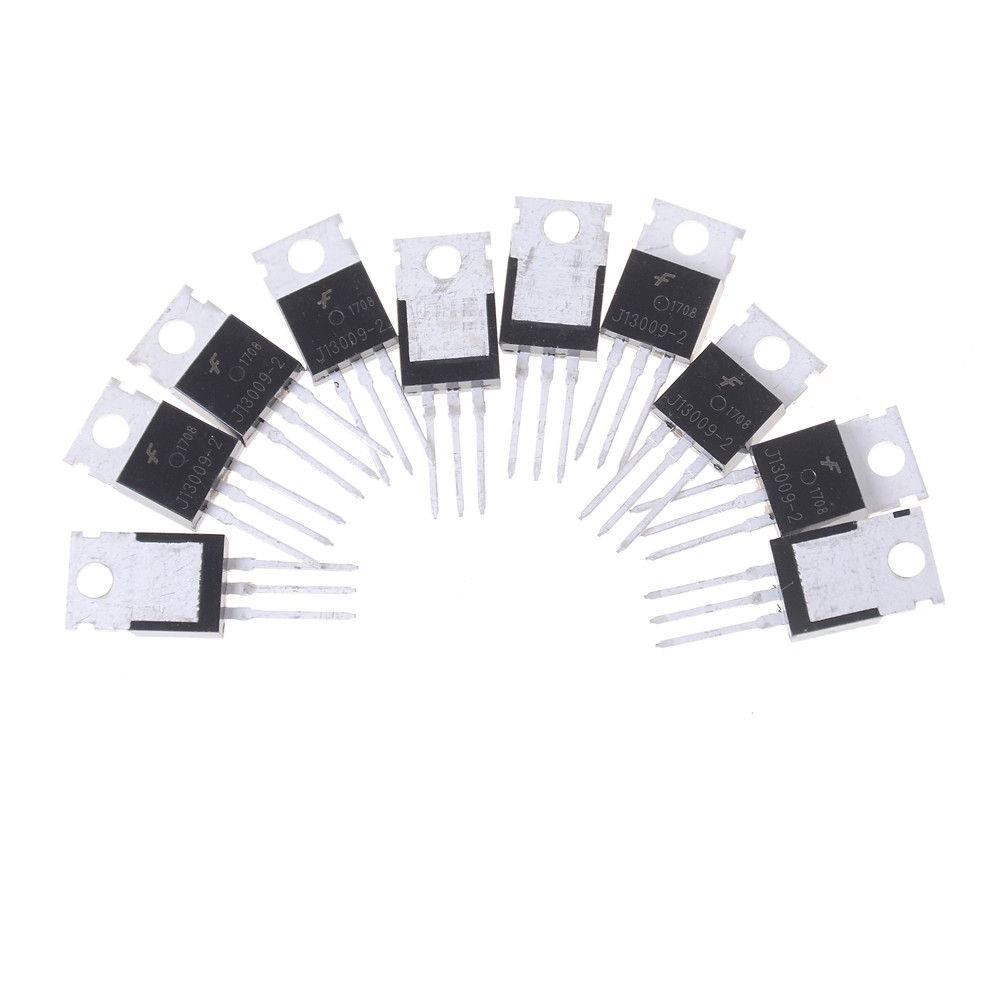 10 Pieces Transistor J13009-2 E13009-2 E13009 TO-220 Triode