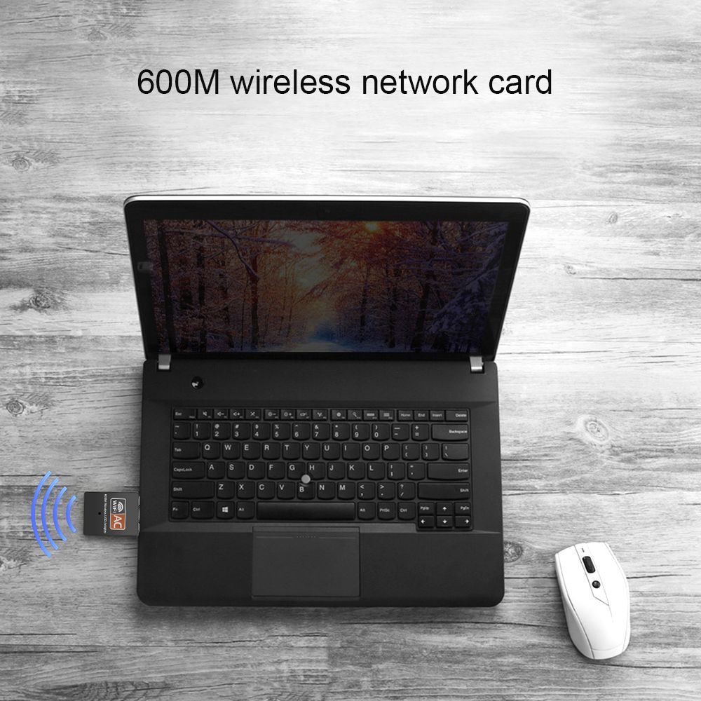 Kebidu Dual Band 2.4Ghz + 5Ghz USB Wifi Adapter 600Mbps