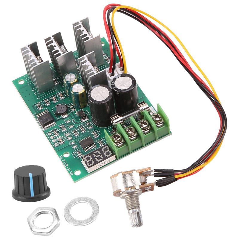 DC 6-60V 30A Adjustable LED Digital Motor Speed Regulator