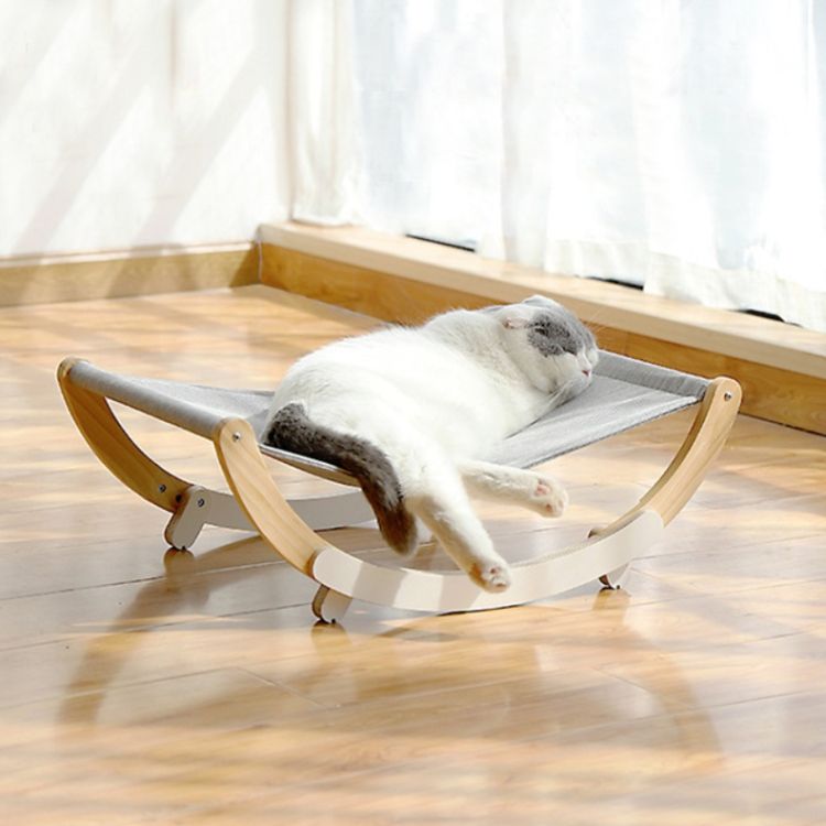 Solid Wood Cat Shaker Bed