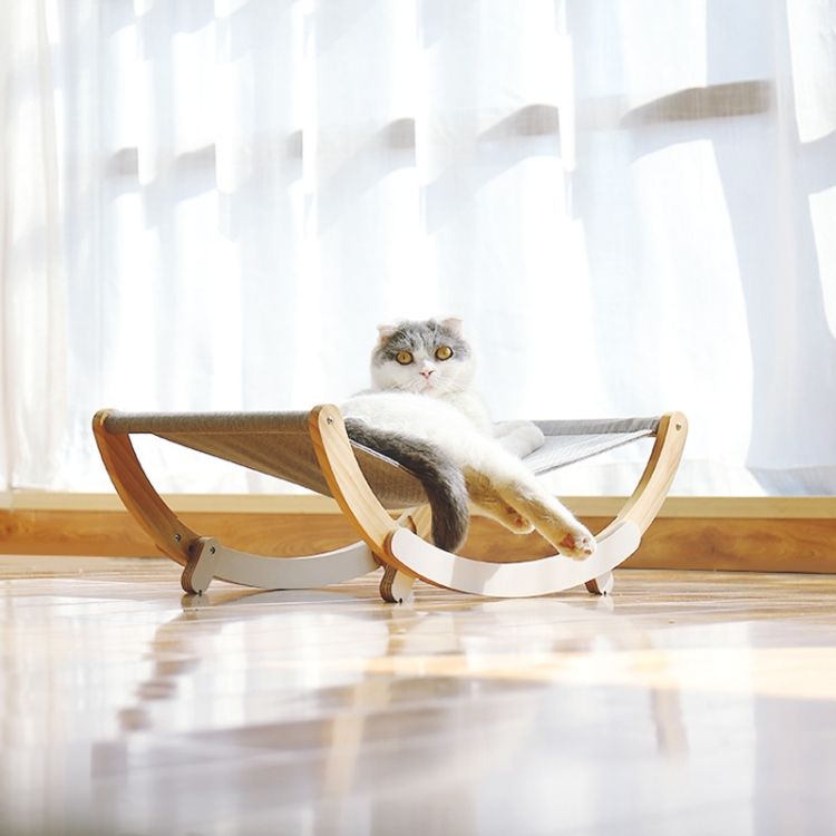 Solid Wood Cat Shaker Bed