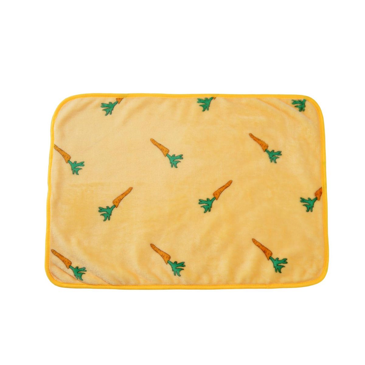 Pet Cushion Warm Milk Bottle Pattern Dog Mat Orange