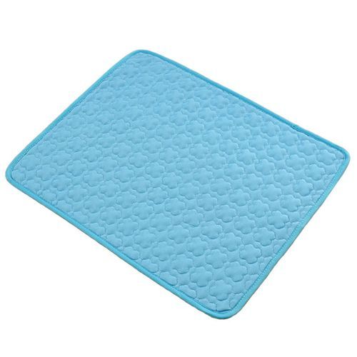 Dog Cat Pet Puppy Self Cooling Mat Bed Heat Relief Su Blue-M