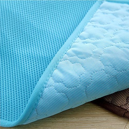 Dog Cat Pet Puppy Self Cooling Mat Bed Heat Relief Su Blue-M