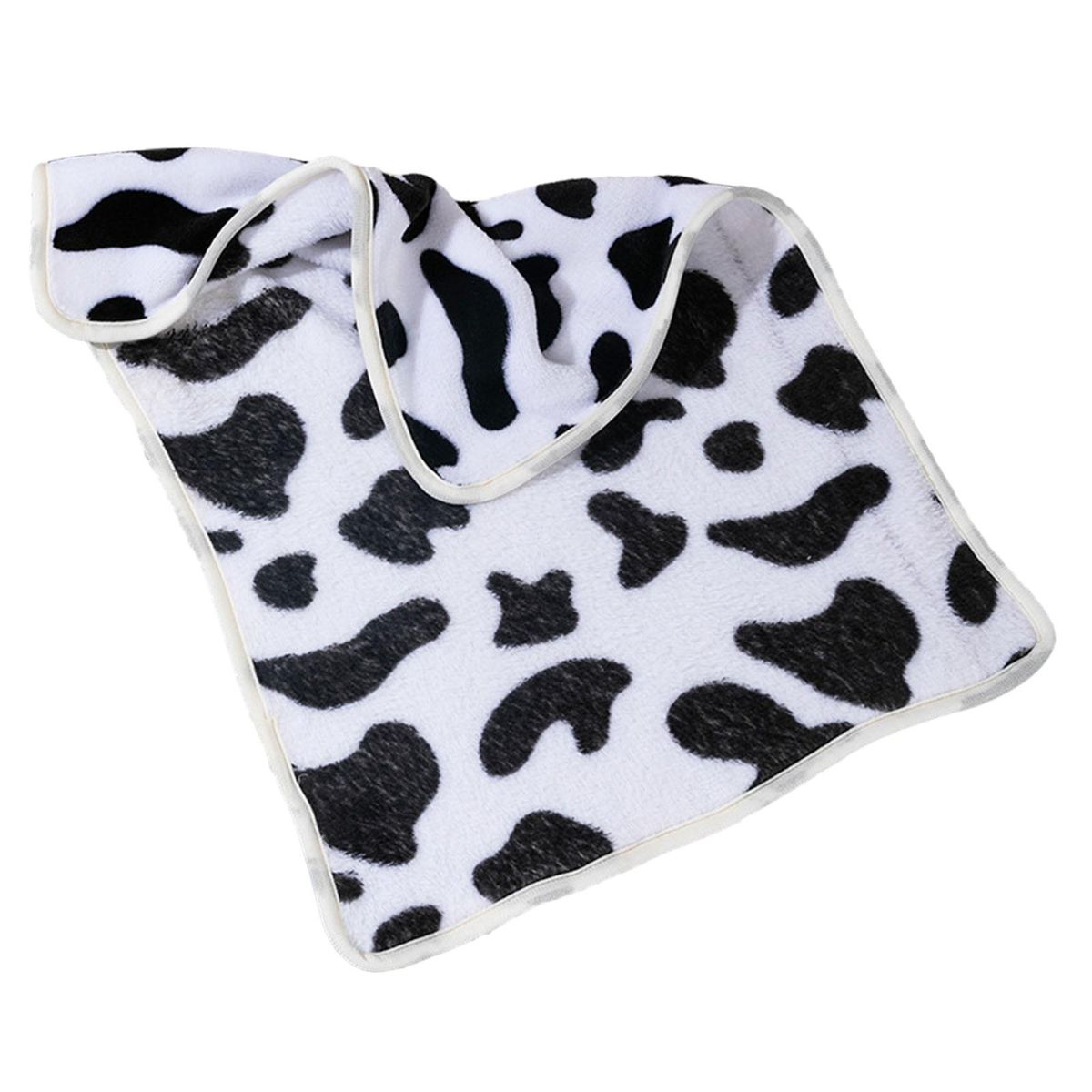 Pet Supplies Cozy Paws Pet Blanket Soft Fluffy Fleece Sleep for Dogs Black and White