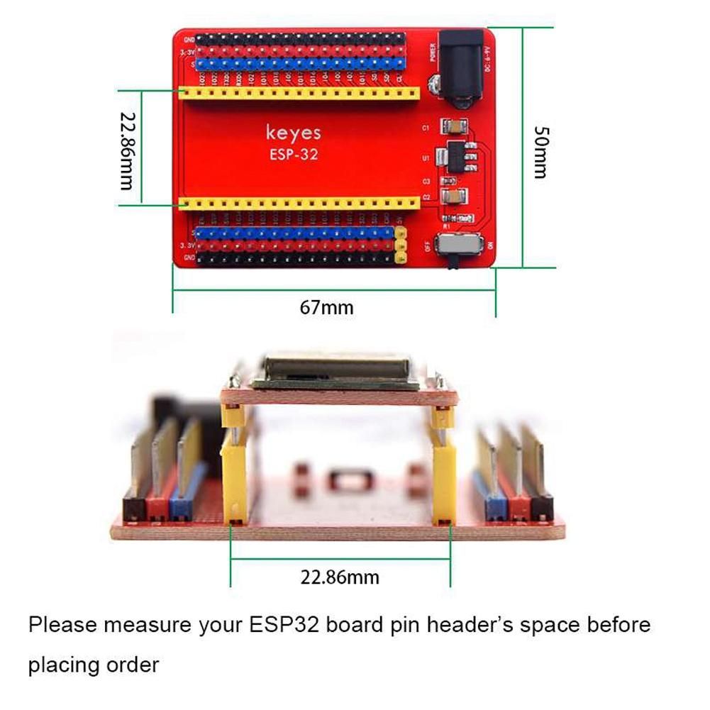 ESP32-IO Expansion Board Compatible with the Keyes ESP32