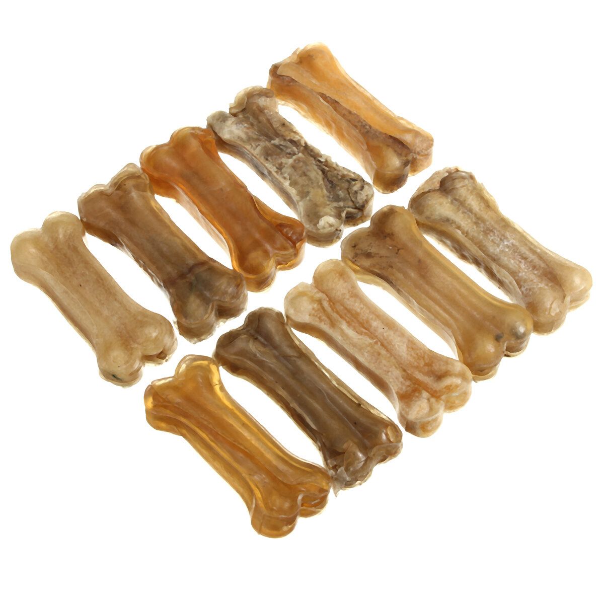 10pcs Dainty Chews Snack Food Treats Bones For Pet Dog