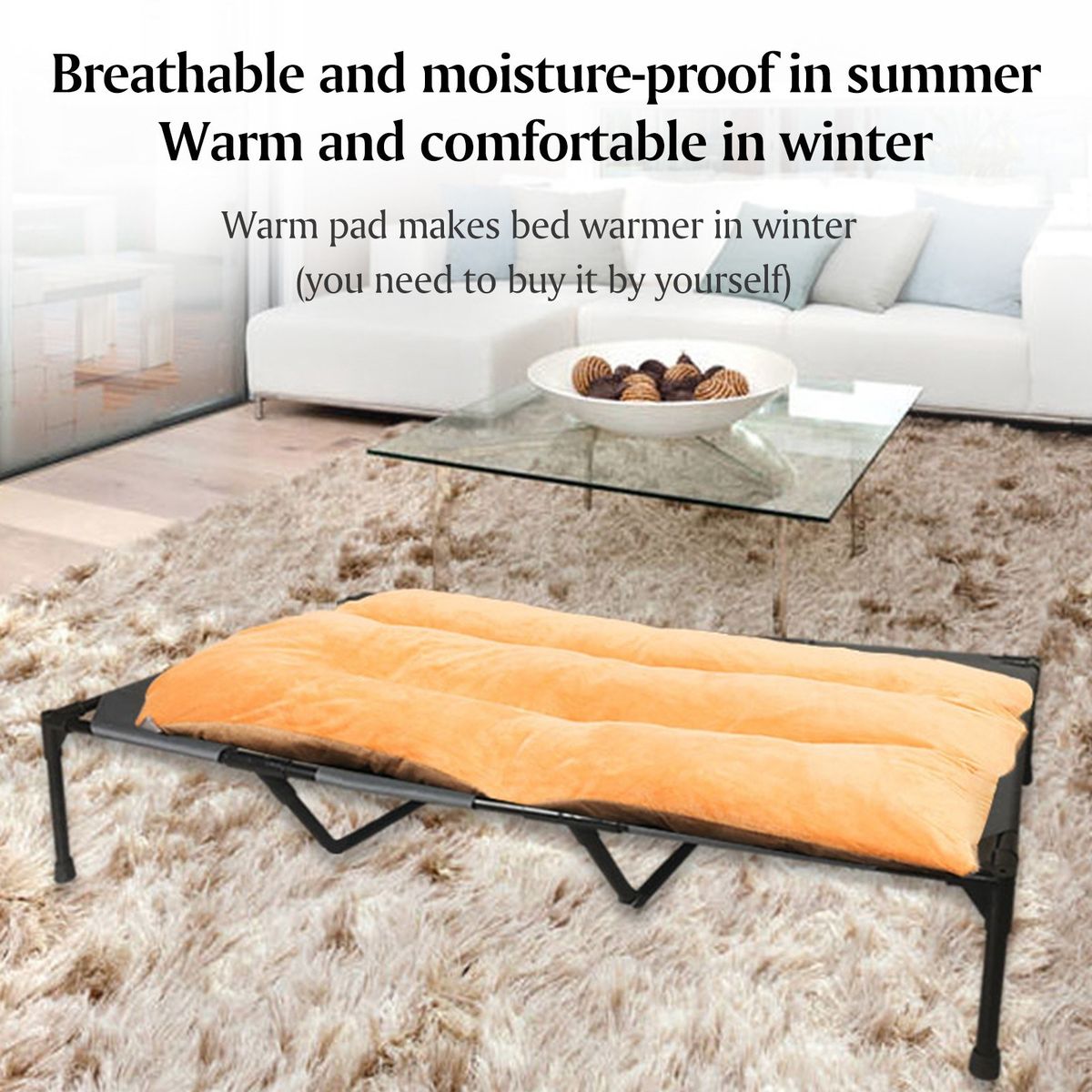 Elevated Dog Bed Elevated Pet Bed Portable Raised Pet Cot