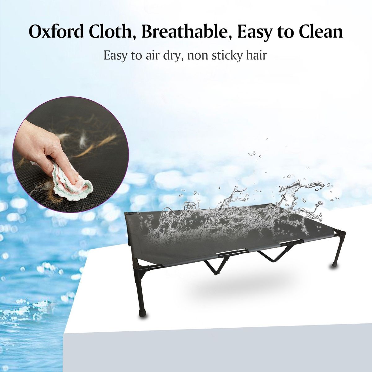 Elevated Dog Bed Elevated Pet Bed Portable Raised Pet Cot