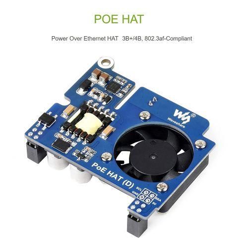 Waveshare Power Over Ethernet (PoE) HAT For