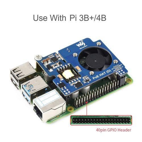Waveshare Power Over Ethernet (PoE) HAT For