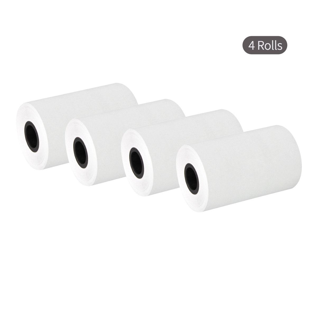 4 Rolls Thermal Receipt Paper 57x40mm/2.24x1.57in White