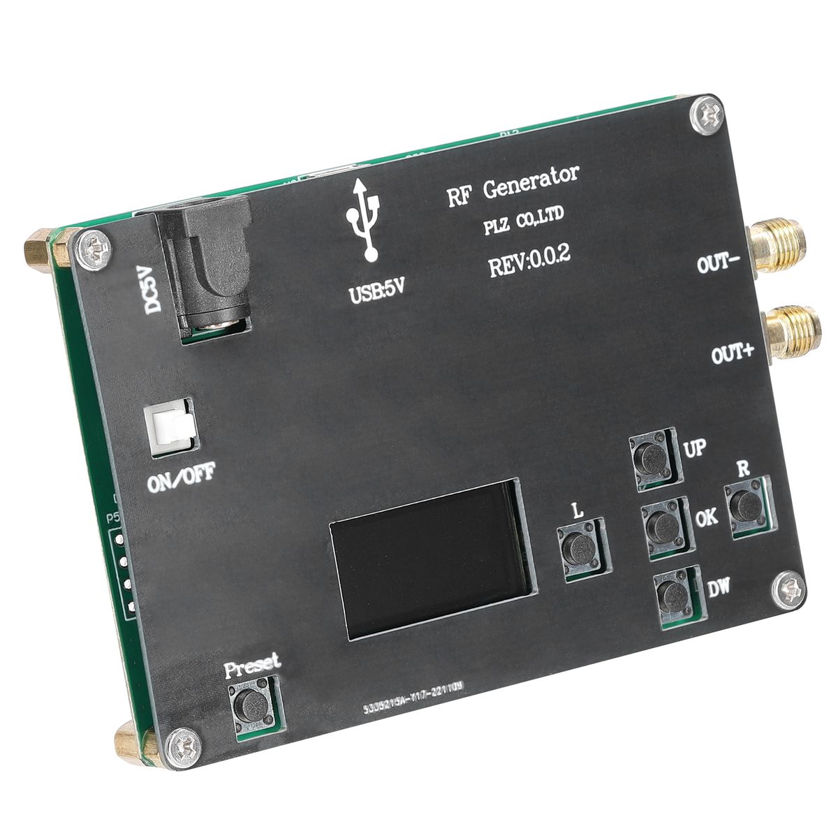 Signal Frequency Generator OLED Display Phase-Locked Loop