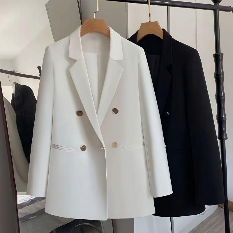 Women's Suit White Suit Elegant Early Spring Coat Spring and Autumn Korean Style British Style Advanced Texture Fashionable Suit