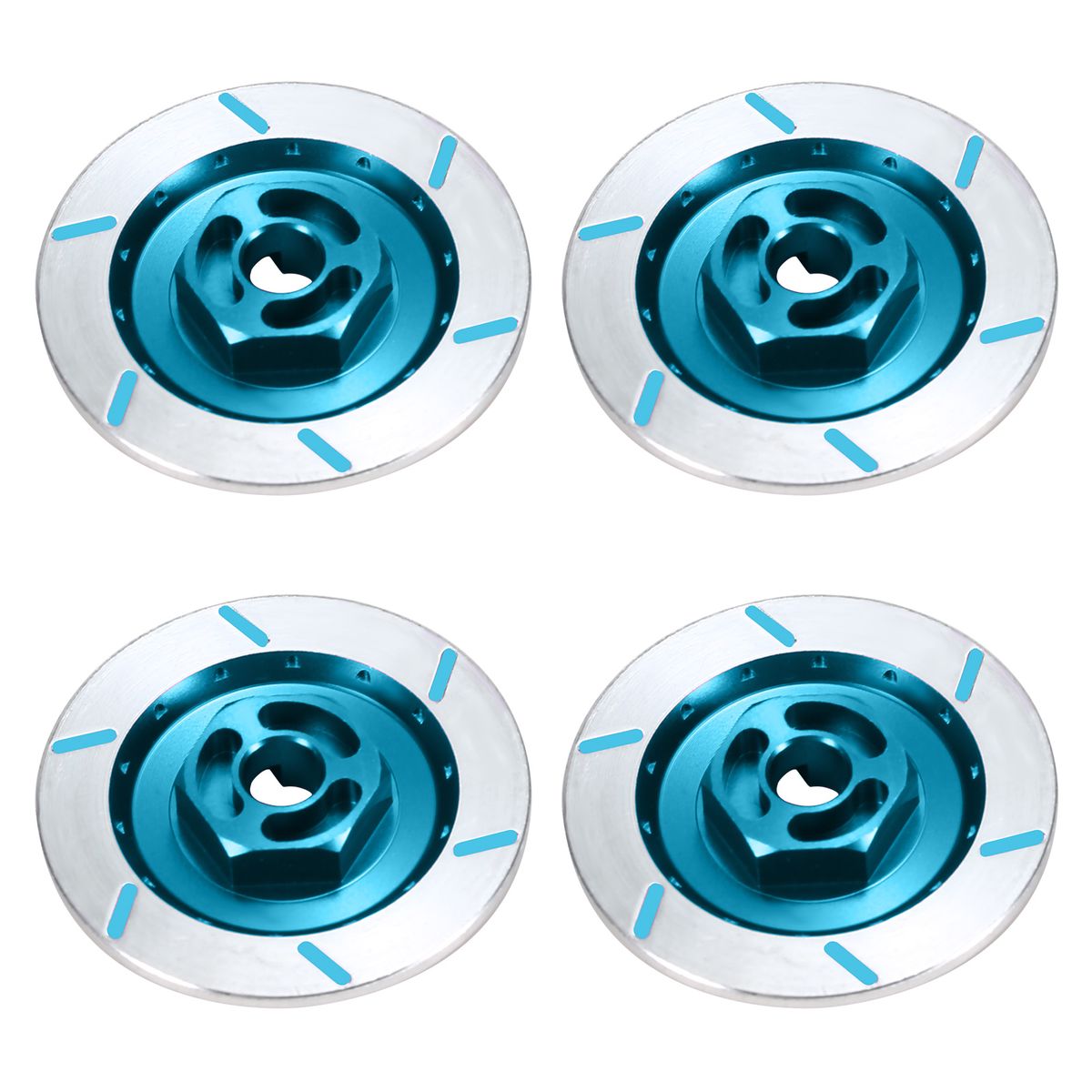 4PCS Simulation Aluminium Alloy Brake Plate Brake Discs 12mm