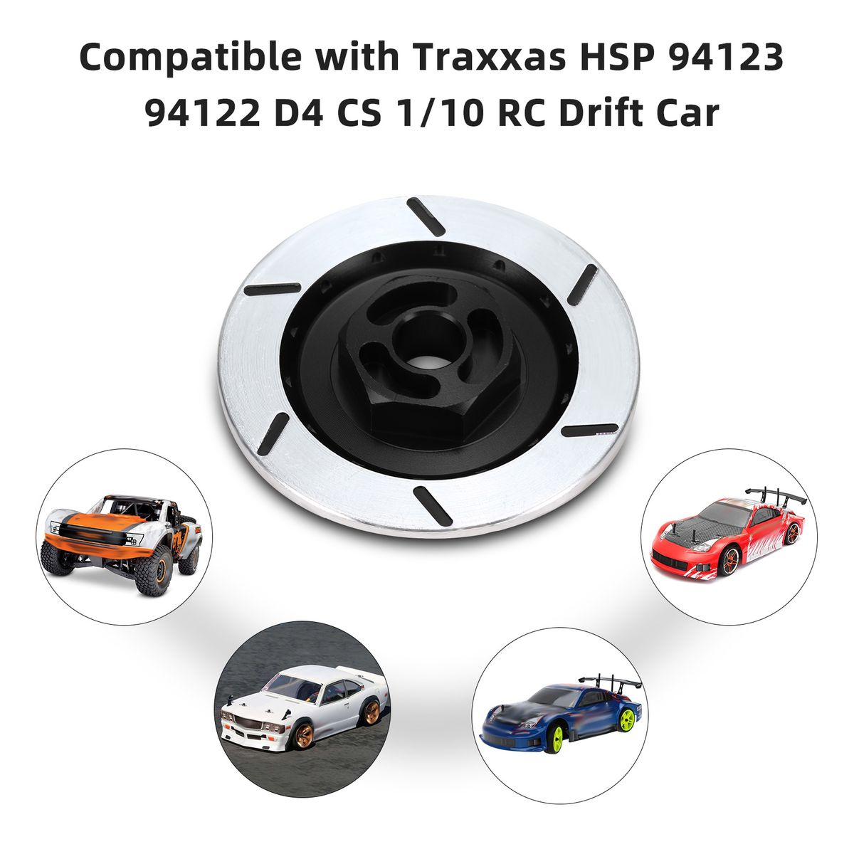 4PCS Simulation Aluminium Alloy Brake Plate Brake Discs 12mm