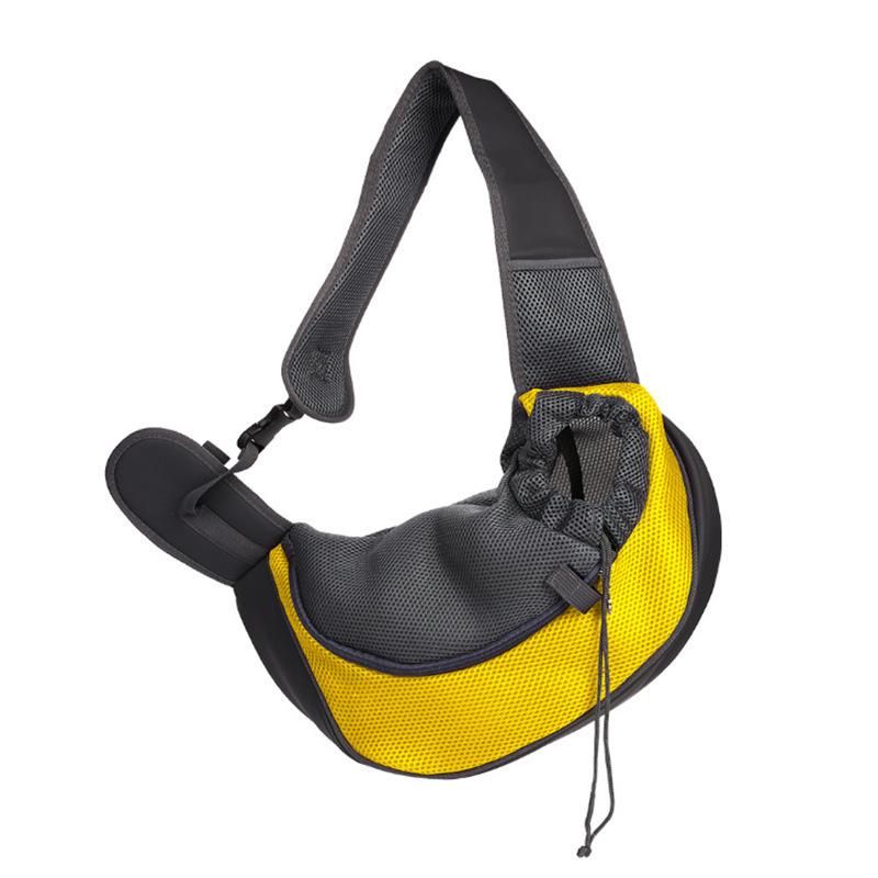 Pet Puppy Carrier S/L Outdoor Travel Dog Shoulder Bag Mesh Oxford Single Comfort Sling Handbag Tote Pouch