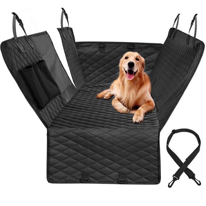 Dog Car Seat Cover SUV Backseat Protector Adjustable Seats Black