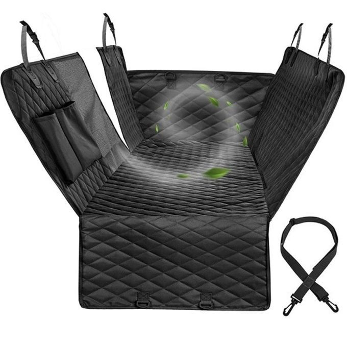 Dog Car Seat Cover SUV Backseat Protector Adjustable Seats Black