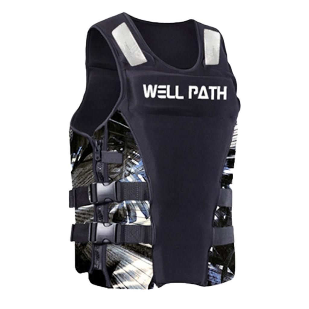 Adult  Jacket Swimming Floating Rafting Diving Black  M