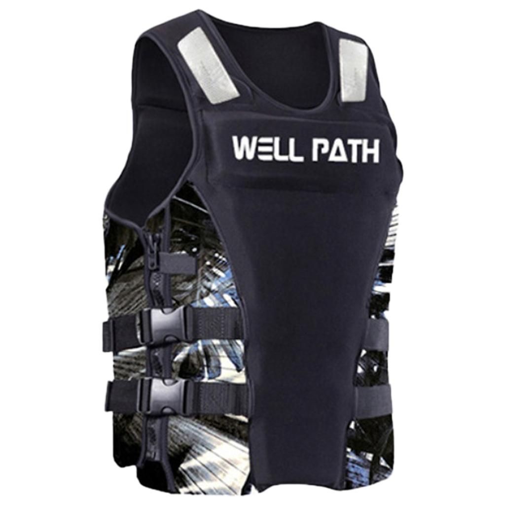 Adult  Jacket Swimming Floating Rafting Diving Black  M