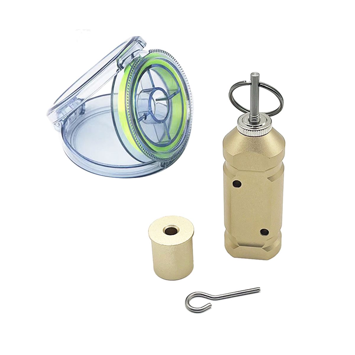 Perimeter Trip Alarm Kit 360º Loud Sound Early Warning Security System for Camping and Security Property Safety(D)