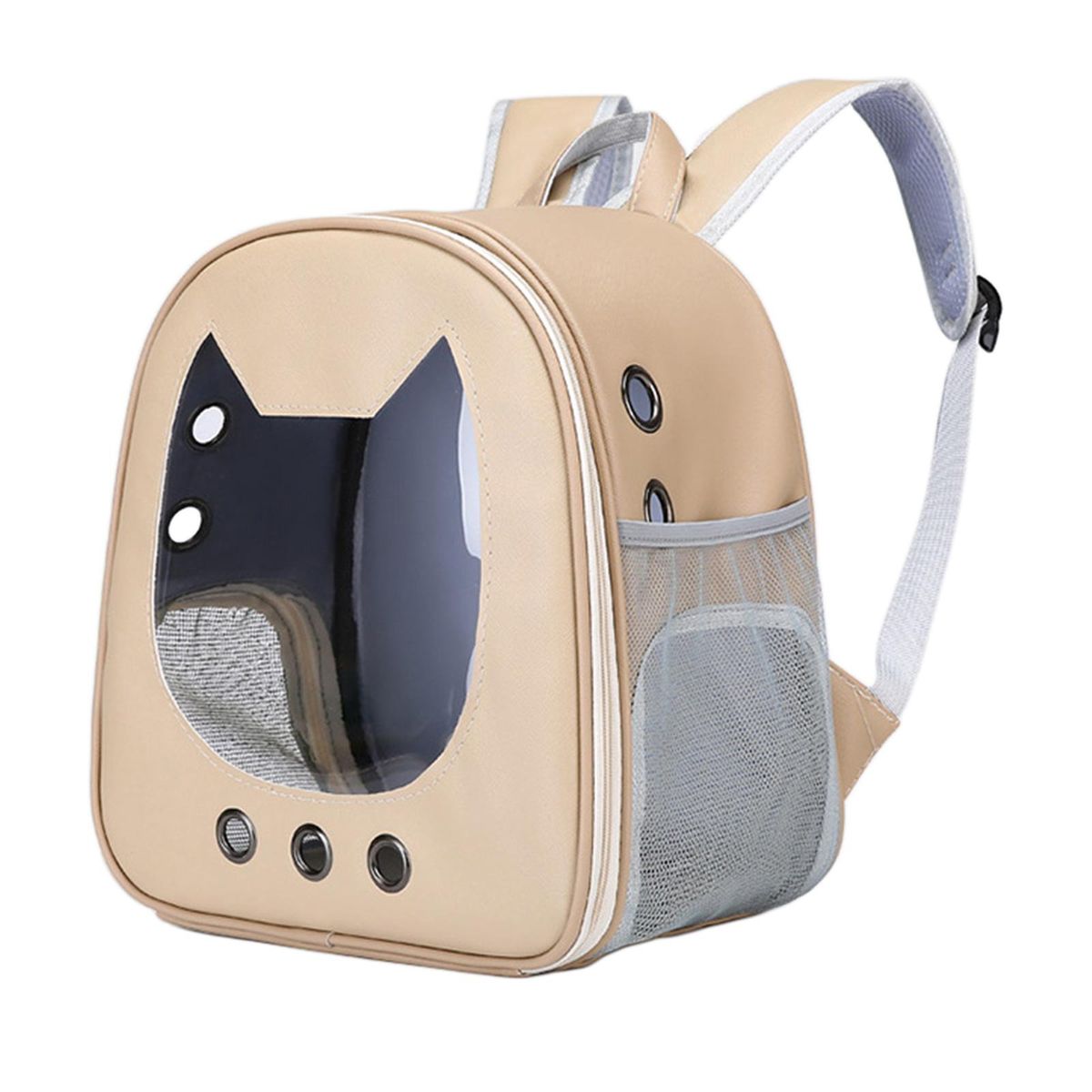 Pet Carrier Backpack Dog Cat  Rabbits Beige