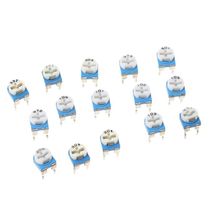 150pcs 15value   Trimmer Pot 6mm Variable  Assortment Box Kit