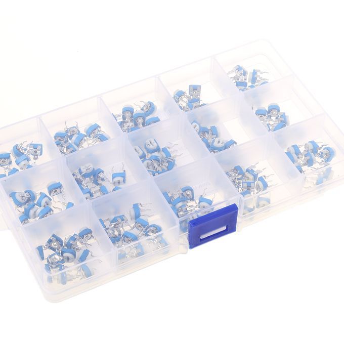 150pcs 15value   Trimmer Pot 6mm Variable  Assortment Box Kit