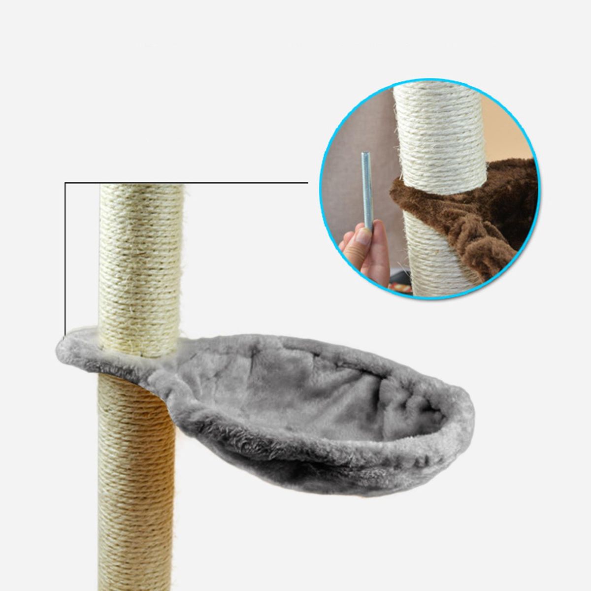 Cat  Perch Pet Bed Shelf Cushion Blanket Mattress
