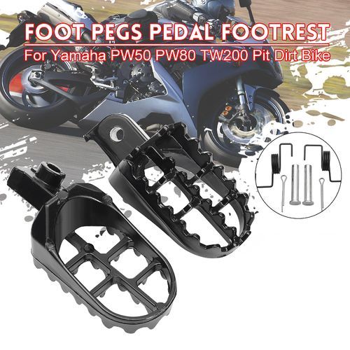 For YAMAHA PW50TW200 PW80 Honda CRF XR Universal Pedal Black