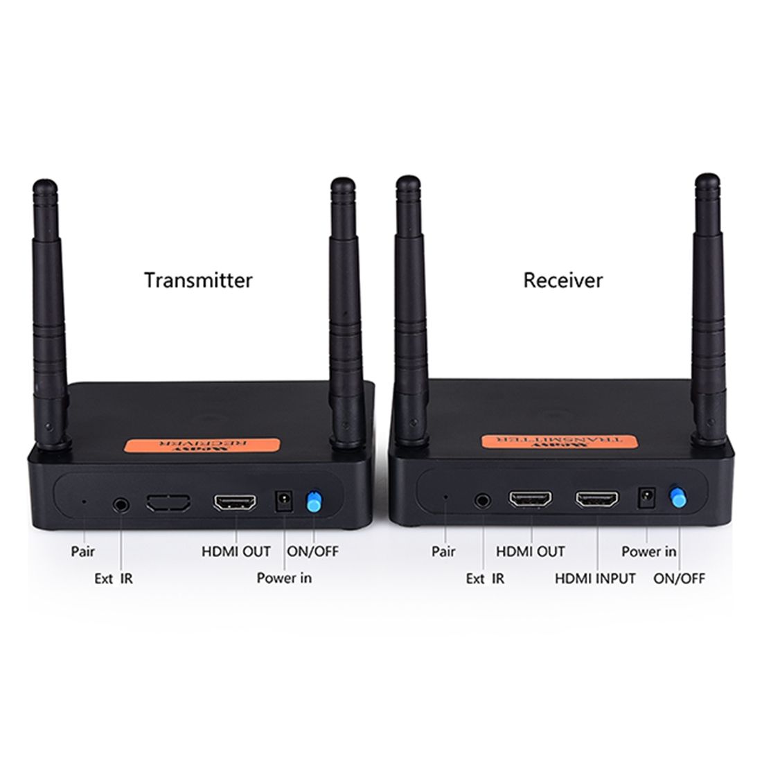 FHD676 Full HD 1080P 3D 5-5.8GHz Wireless HDMI Transmitter (Transmitter + Receiver), Supports Infrared Remote Control & Wireless Same Screen Function, Transmission Distance: 200m