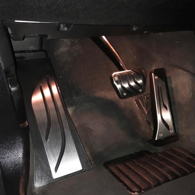 Car Pedals Kit for BMW X5 X6 F15 F16 E70 E71 E72 2008 - 2018 AT Accelerator Gas Brake Footrest Pedal Cover LHD Stainless Steel