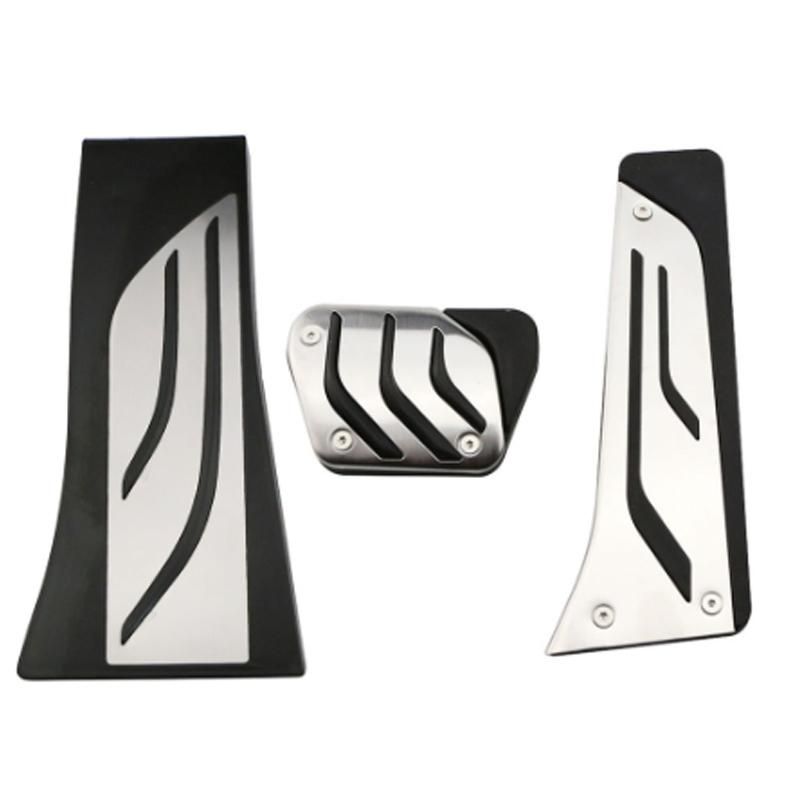 Car Pedals Kit for BMW X5 X6 F15 F16 E70 E71 E72 2008 - 2018 AT Accelerator Gas Brake Footrest Pedal Cover LHD Stainless Steel